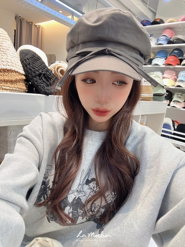 綁帶蝴蝶結報童帽(不可調)